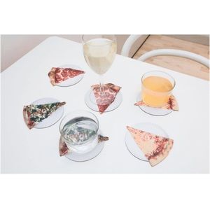 Pizza Plate Coasters